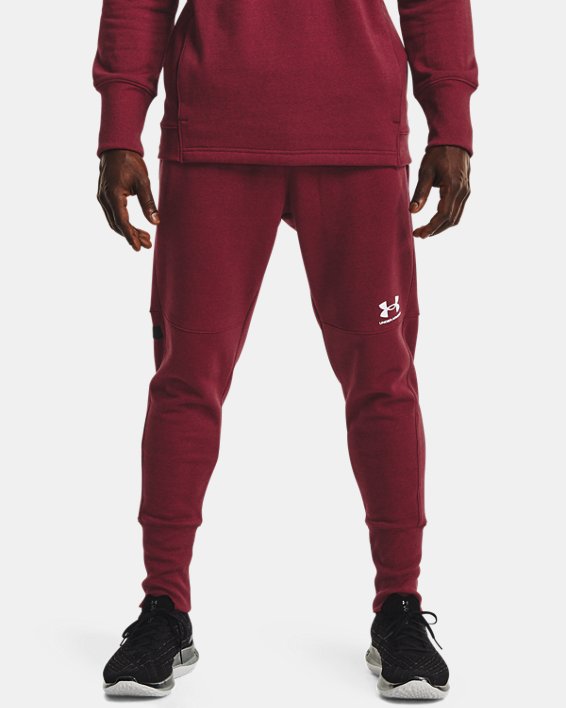 Mens UA Accelerate Off Pitch Joggers, Red, pdpMainDesktop image number 0